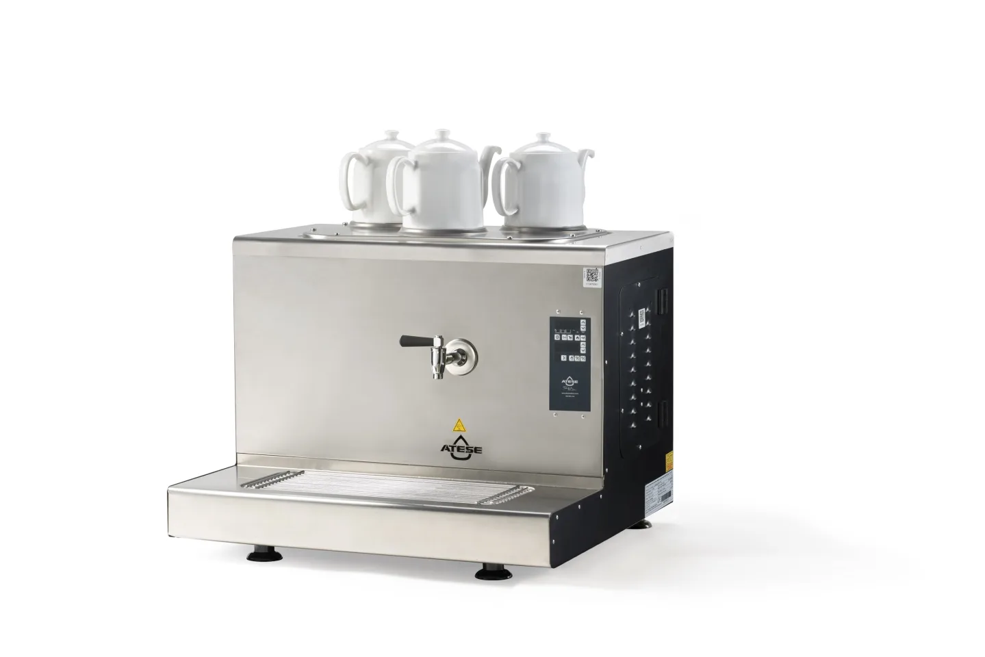 ATEŞE-Cappadocia Smart Plus 3 Dem. INOX Gazlı+Elk.li - CSPGE-3-INOX