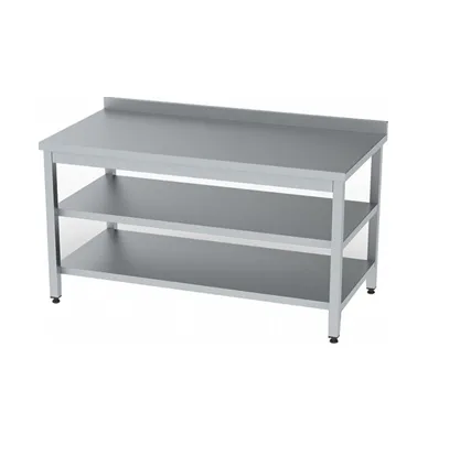 Çalışma Tezgahı Alt Tablalı ve Ara Raflı - 160*60*85 CM.