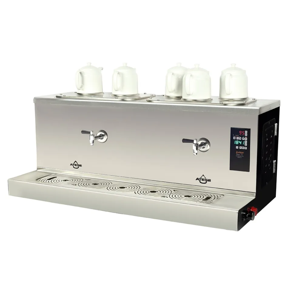 ATEŞE-Cappadocia Smart Plus 5 Dem. INOX Gazlı+Elk.li - CSPGE-5-INOX