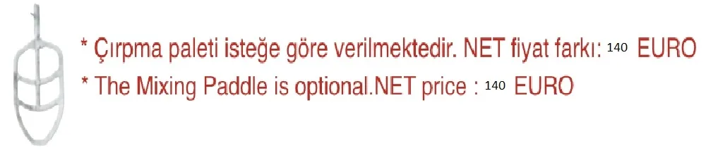 Planet Mikser- Hız Kontrollü  - 20 Lt. - UPM-20M