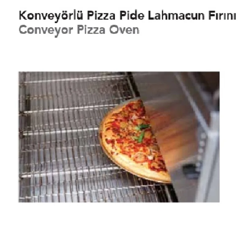 Konveyörlü Tek kat Pizza Fırını Elektrikli PO K65-E