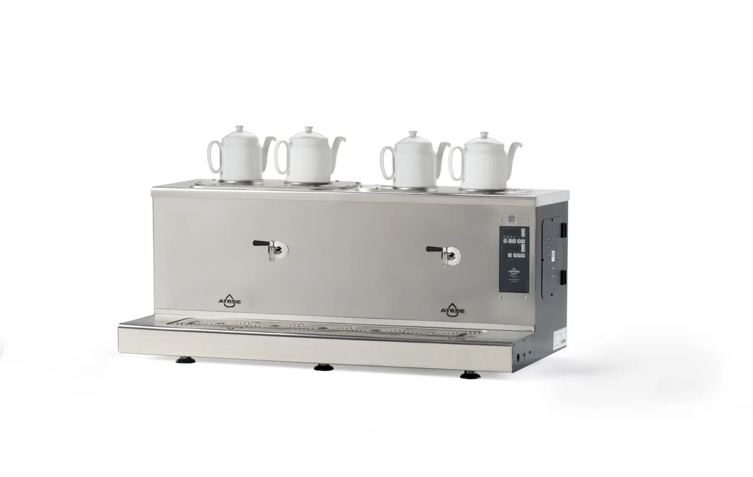 ATEŞE-Cappadocia Smart Plus 4 Dem. INOX. Elk.li Çay Kaz - CSPE-4-INOX