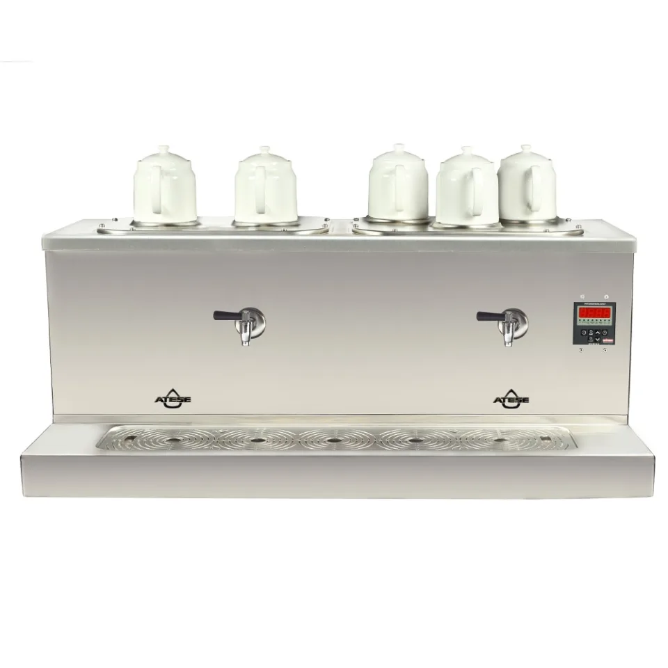 ATEŞE-Cappadocia Smart 5 Dem. Elk.li, INOX Çay Kazanı- CSE-5-INOX