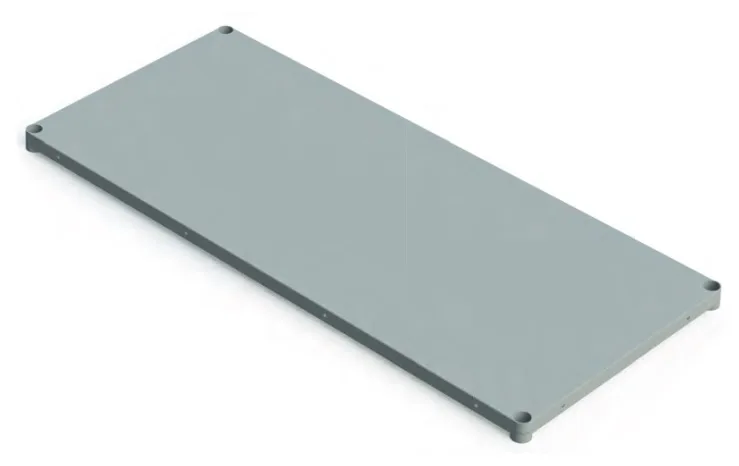 Demonte 4 Katlı Düz Sac İstif Rafı-Gri Boyalı-152*53*183cm