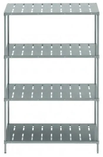 Demonte 4 Katlı Perfore İstif Rafı-201K. 183*53*183 Cm.